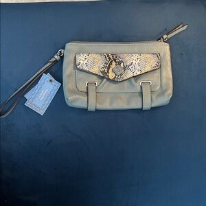 Simply Vera Vera Wang Wristlet with Snake Print Detail